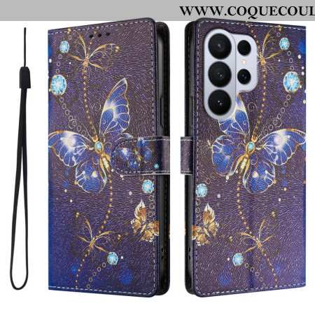 Housse Samsung Galaxy S26 Ultra Papillons Précieux