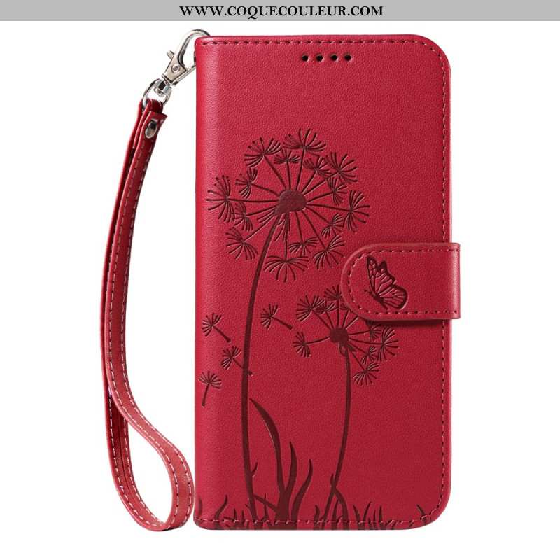 Housse Samsung Galaxy S26 Ultra Pissenlits à Lanière