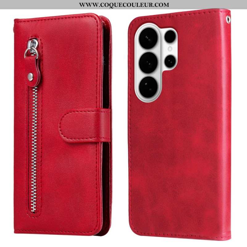 Housse Samsung Galaxy S26 Ultra Poche Zippée