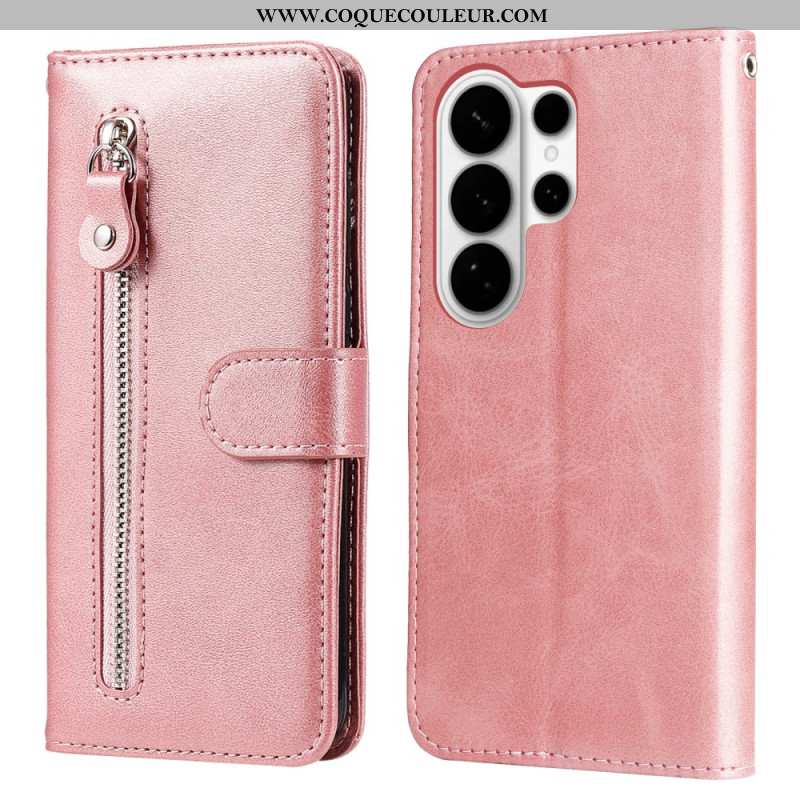 Housse Samsung Galaxy S26 Ultra Poche Zippée