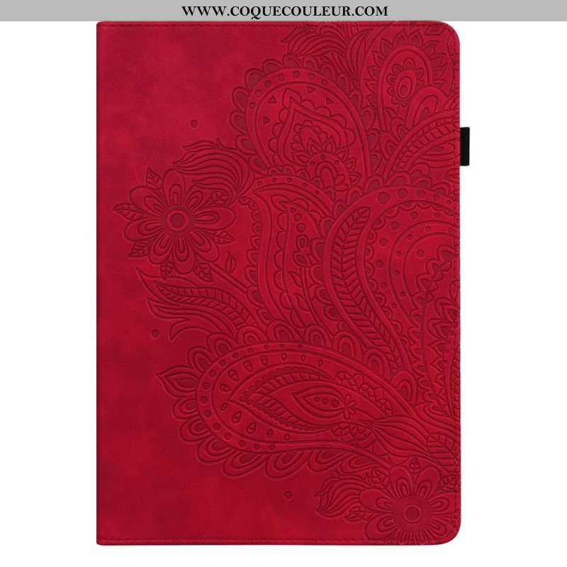 Housse Samsung Galaxy Tab S10 FE Plus Dentelle Florale