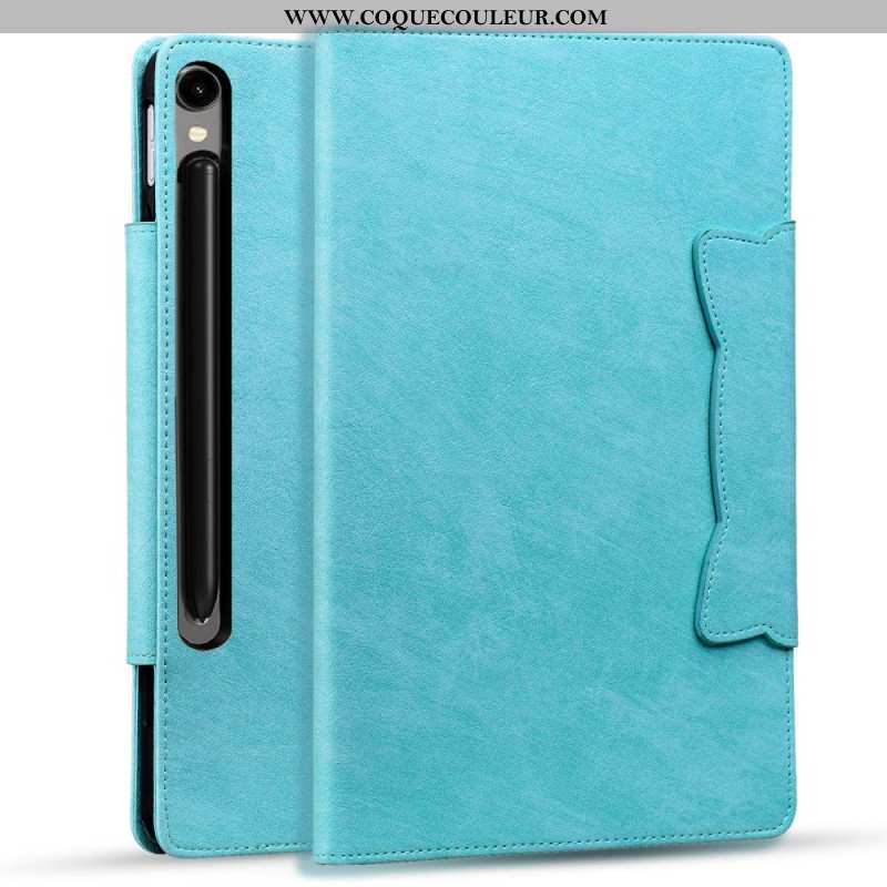 Housse Samsung Galaxy Tab S10 FE Plus Fermoir Chat