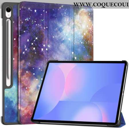 Smart Case Samsung Galaxy Tab S10 FE Plus Motif Galaxie
