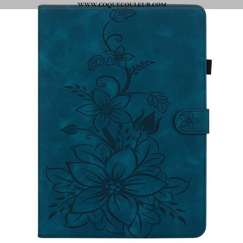 Housse Samsung Galaxy Tab S10 FE Plus Fleur de Lys