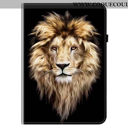 Étui Samsung Galaxy Tab S10 FE Plus Tête de Lion