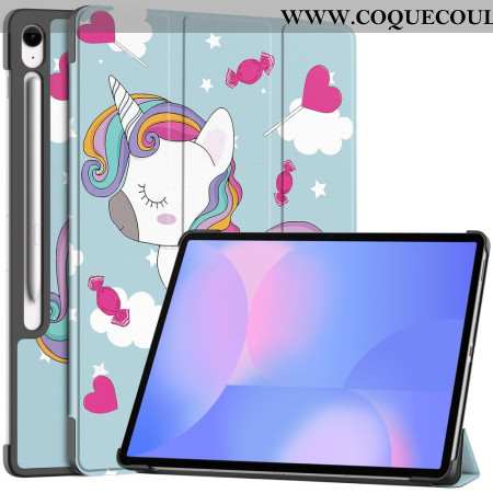 Smart CaseSamsung Galaxy Tab S10 FE Plus Licorne