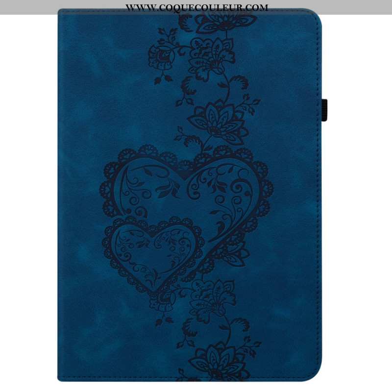 Étui Samsung Galaxy Tab S10 FE / S9 / S9 FE Coeurs