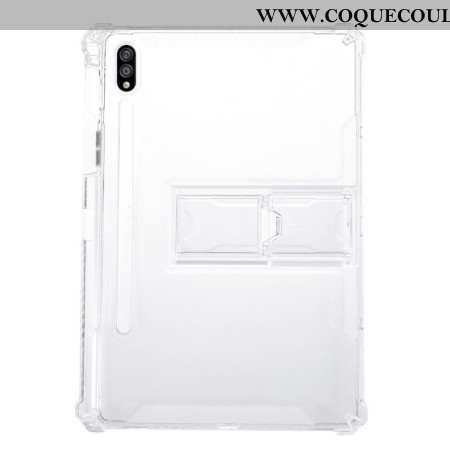 Coque Samsung Galaxy Tab S10 FE / S10 / S9 FE / S9 / S8 / S7 Transparente Support