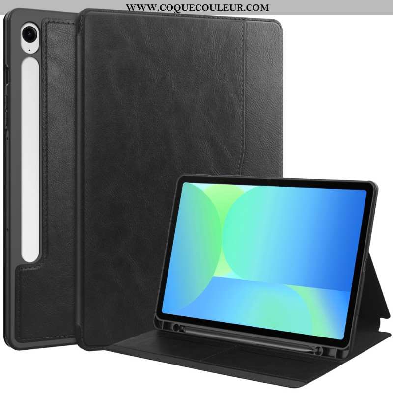 Étui Samsung Galaxy Tab S10 FE / S9 FE Effet Cuir