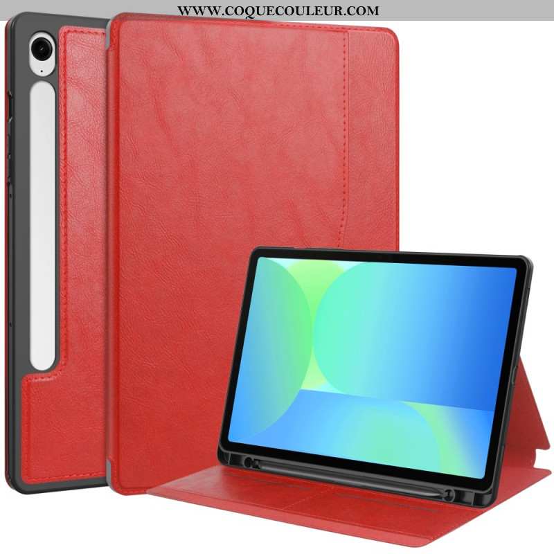 Étui Samsung Galaxy Tab S10 FE / S9 FE Effet Cuir