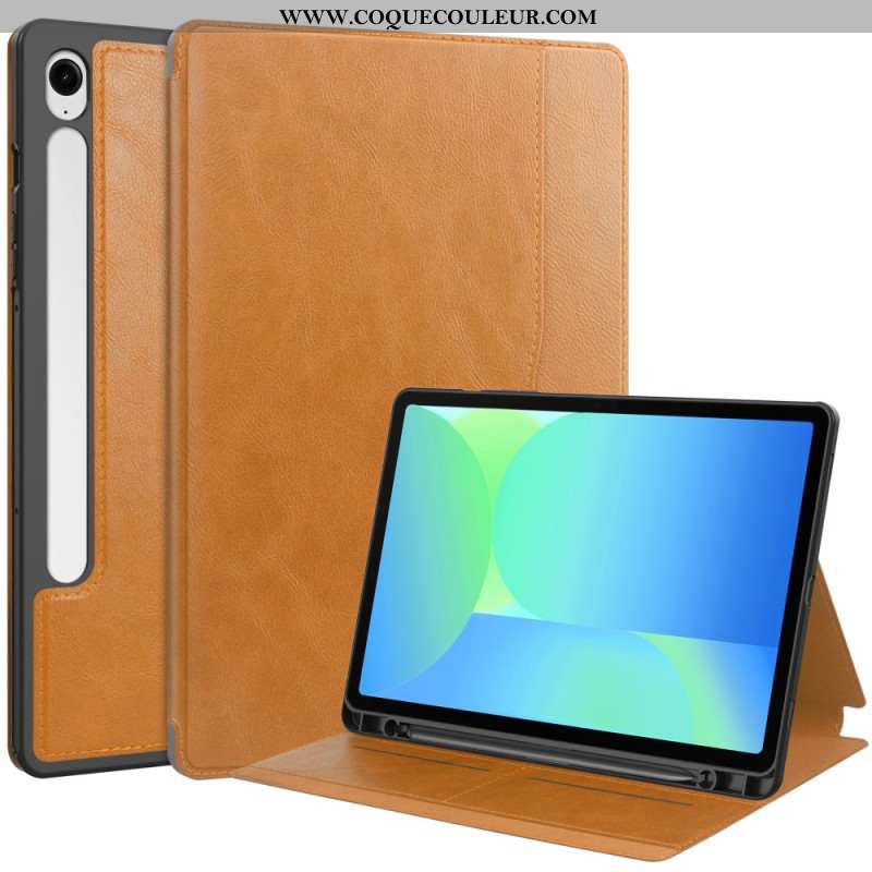 Étui Samsung Galaxy Tab S10 FE / S9 FE Effet Cuir