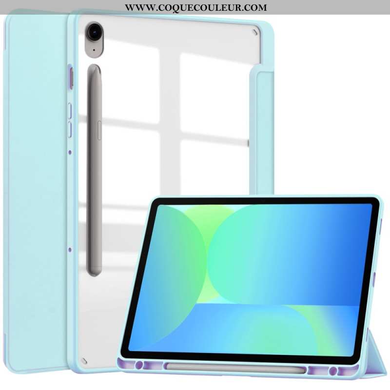 Smart Case Samsung Galaxy Tab S10 Lite / S10 FE / S9 FE Dos Transparent