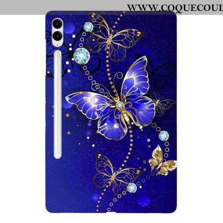Coque Samsung Galaxy Tab S10 Plus / S9 FE Plus / S9 Plus Papillons Précieux