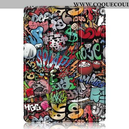 Smart Case Samsung Galaxy Tab S10 Plus / S9 Plus Dos Transparent Graffiti