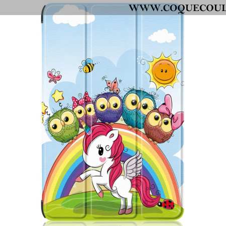Smart Case Samsung Galaxy Tab S10 Plus / S9 Plus Porte-Stylet Licorne