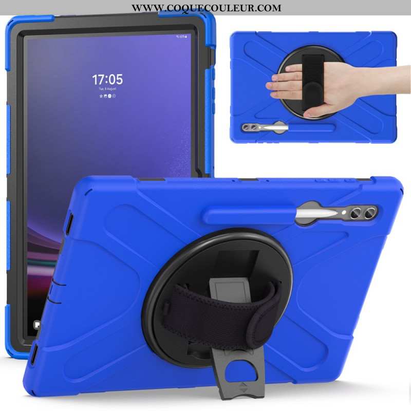 Coque Samsung Galaxy Tab S10 Ultra / S9 Ultra / S8 Ultra Triple Protection Sangle et Support