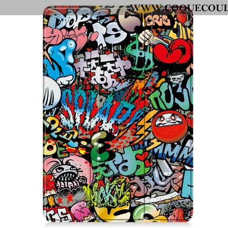 Smart Case Samsung Galaxy Tab S11 Porte-Stylet Graffiti