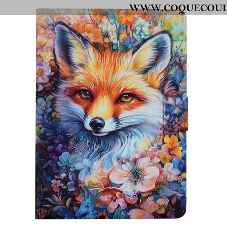 Housse Samsung Galaxy Tab S11 Peinture Renard