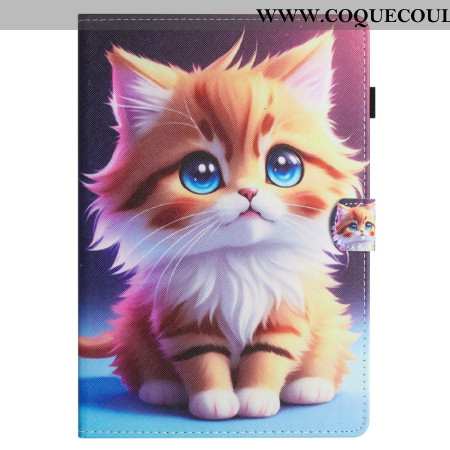 Housse Samsung Galaxy Tab S11 Chat Jaune