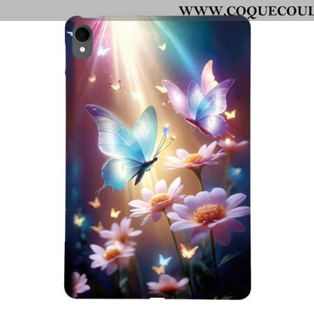 Coque Samsung Galaxy Tab S11 Papillons sous la Lumière
