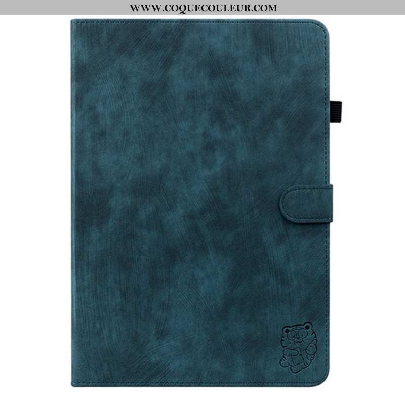 Housse Samsung Galaxy Tab S11 Effet Daim Vintage