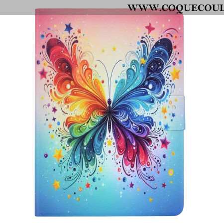 Housse Samsung Galaxy Tab S11 Papillon Aquarelle