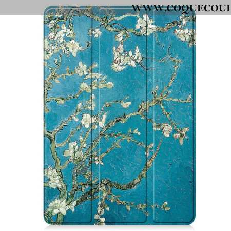 Smart Case Samsung Galaxy Tab S11 Porte-Stylet Fleurs d'Abricotier