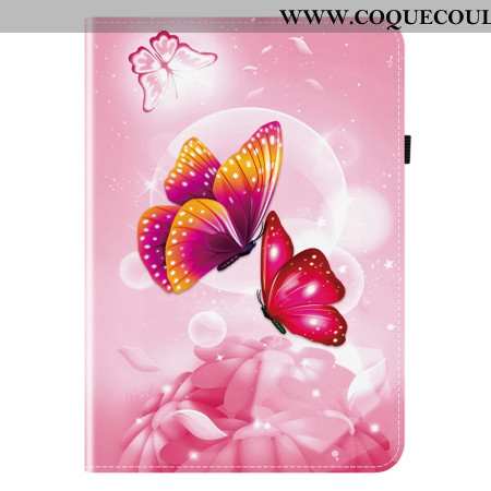 Étui Samsung Galaxy Tab S11 Papillons Roses