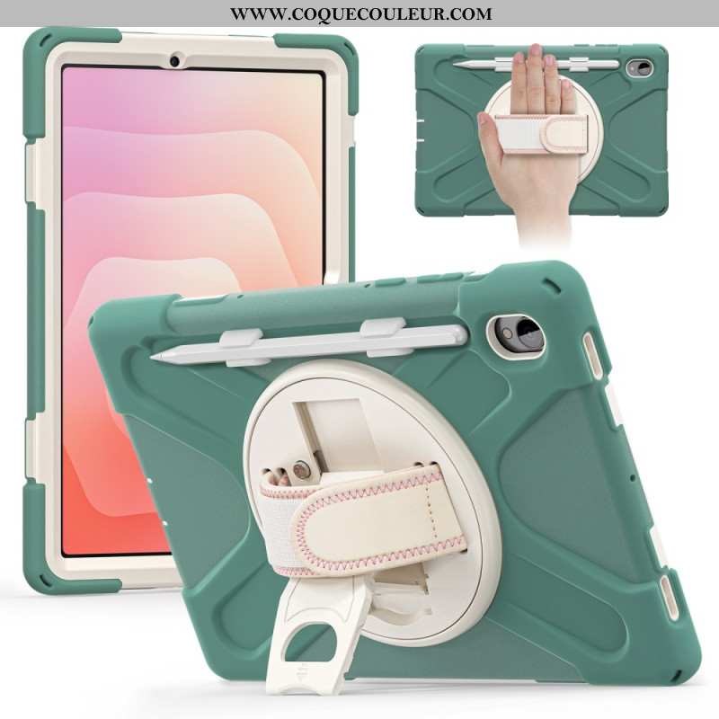 Coque Samsung Galaxy Tab S11 Ultra Résistante avec Porte-Stylet et Bandoulière