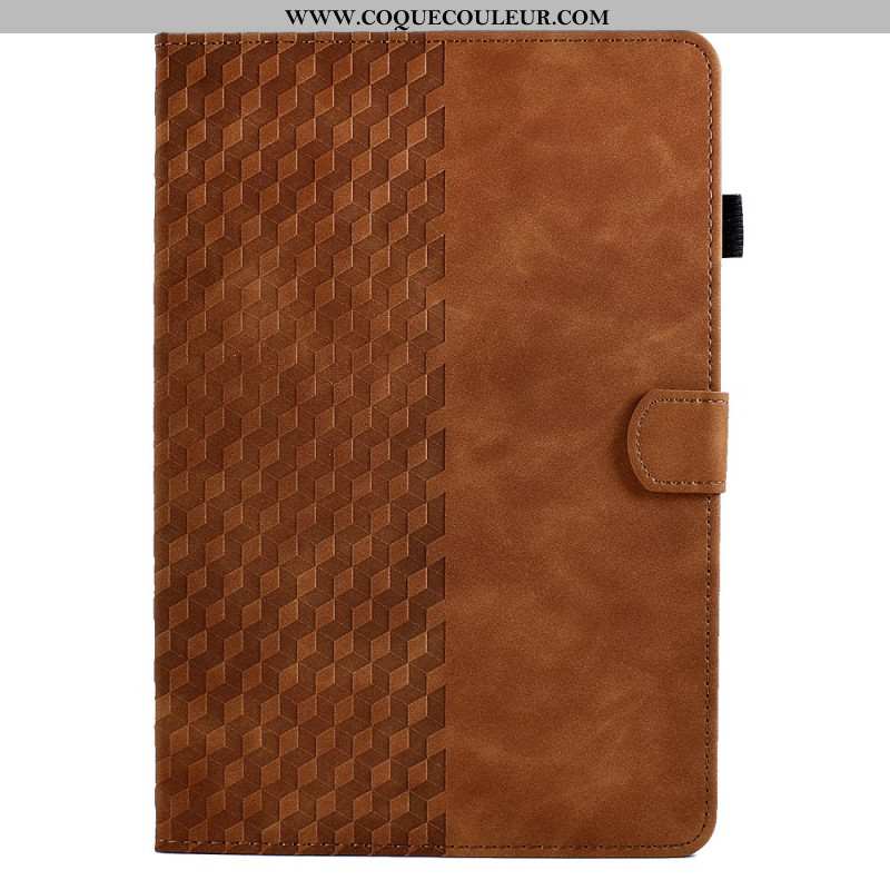 Housse Samsung Galaxy Tab S11 Effet Daim Frise