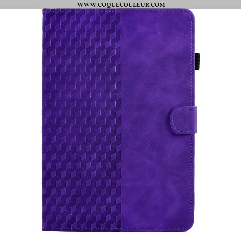 Housse Samsung Galaxy Tab S11 Effet Daim Frise