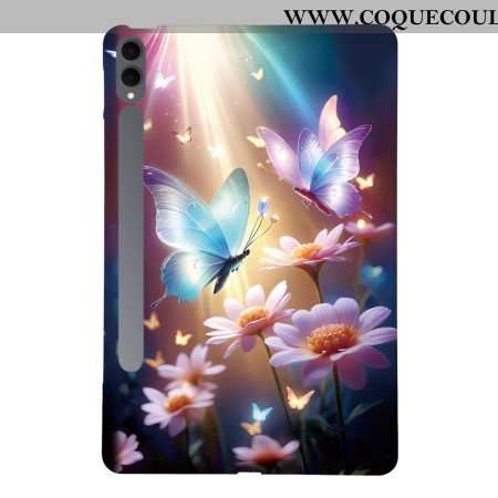 Coque Samsung Galaxy Tab S11 Ultra Papillons sous la Lumière