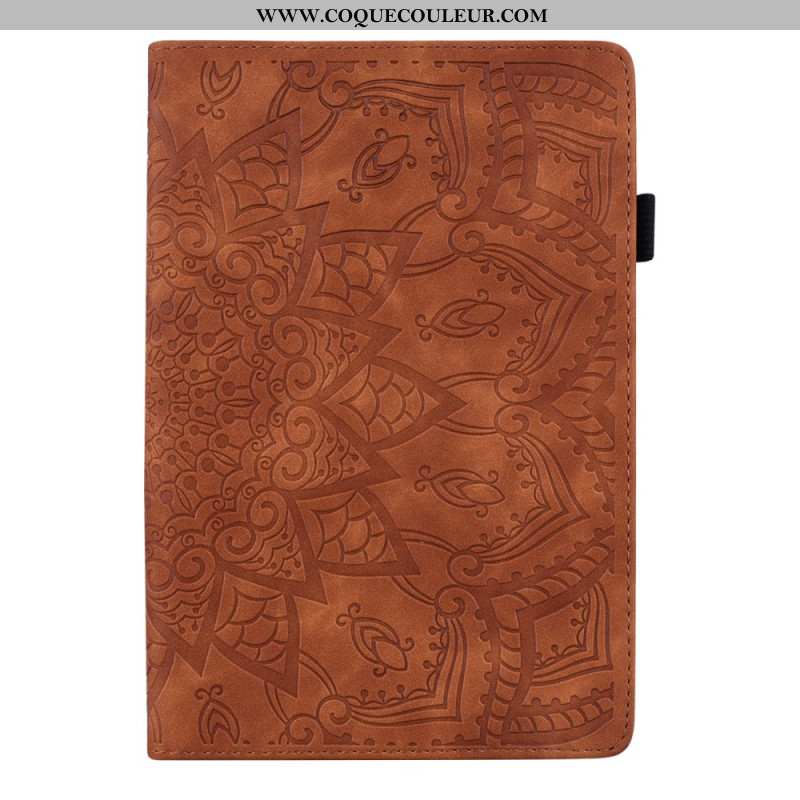 Étui Samsung Galaxy Tab S11 Ultra Effet Daim Mandala