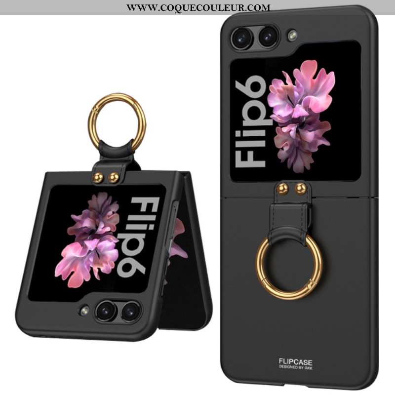 Coque Samsung Galaxy Z Flip 7 FE / Z Flip 6 Ultra Mince et Anneau GKK