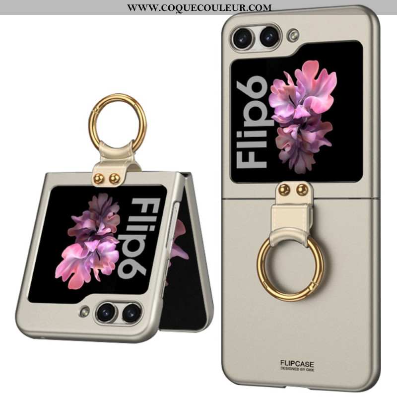 Coque Samsung Galaxy Z Flip 7 FE / Z Flip 6 Ultra Mince et Anneau GKK