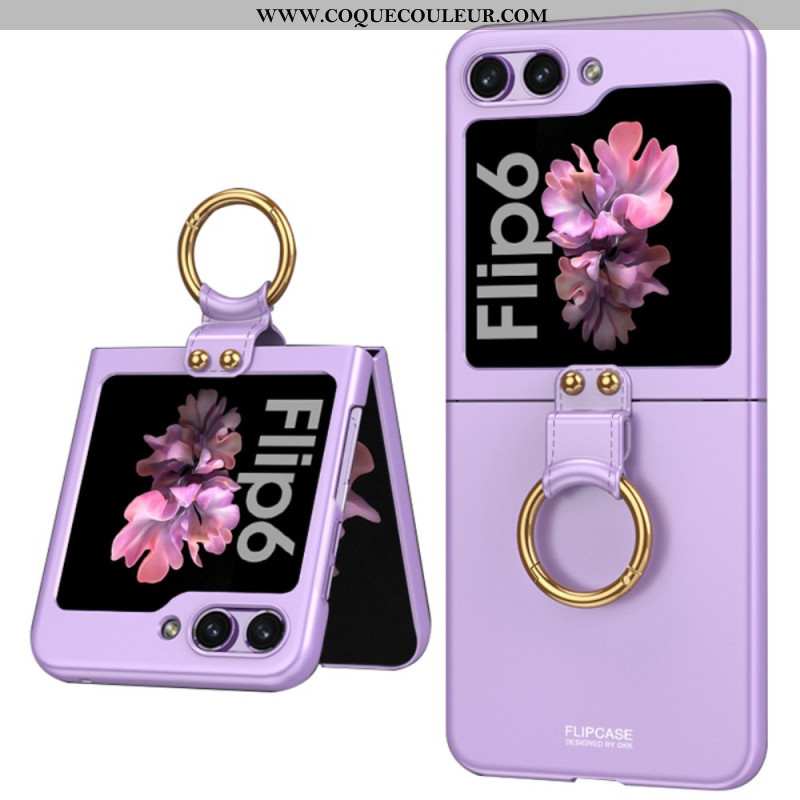 Coque Samsung Galaxy Z Flip 7 FE / Z Flip 6 Ultra Mince et Anneau GKK