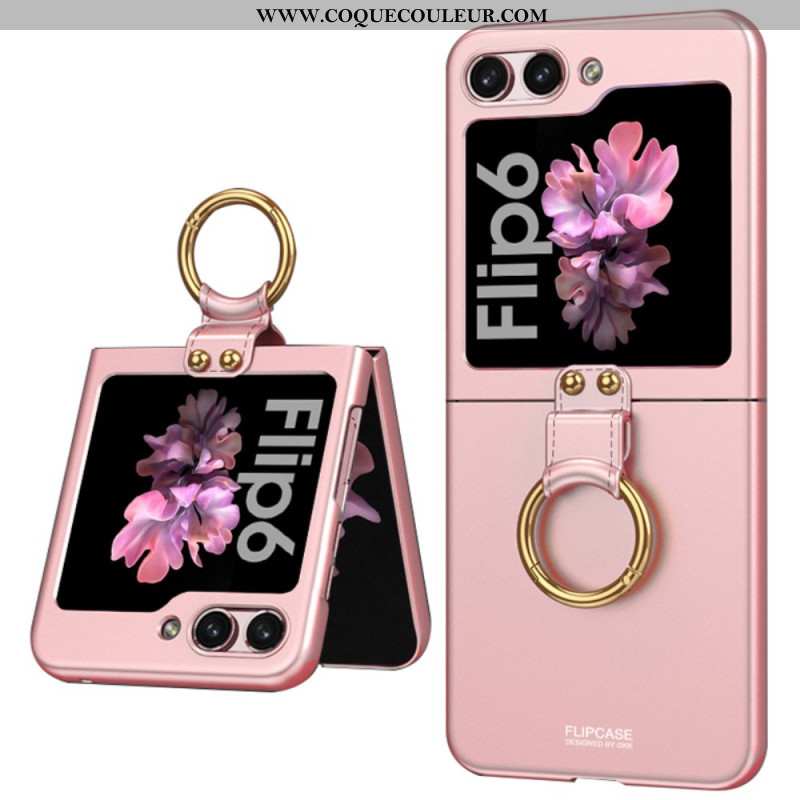 Coque Samsung Galaxy Z Flip 7 FE / Z Flip 6 Ultra Mince et Anneau GKK