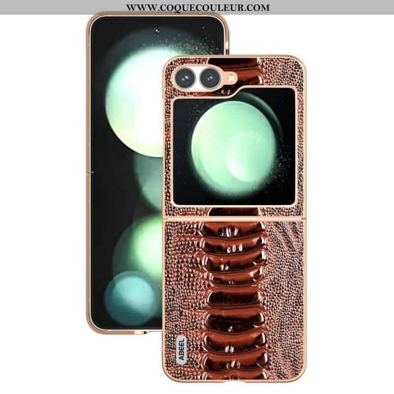 Coque Samsung Galaxy Z Flip 7 FE / Z Flip 6 Style Croco