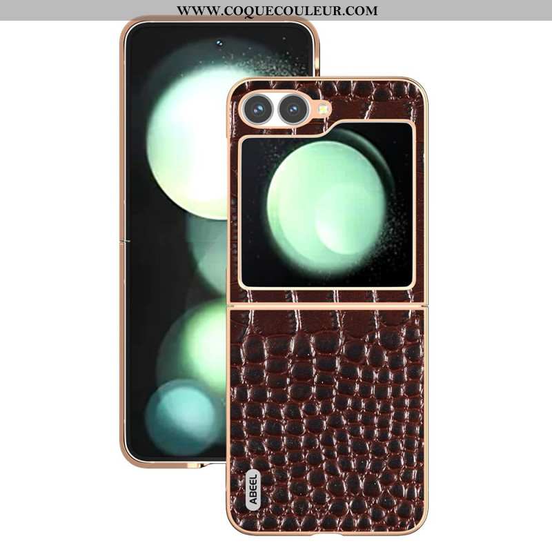 Coque Samsung Galaxy Z Flip 7 FE / Z Flip 6 Texture Crocodile