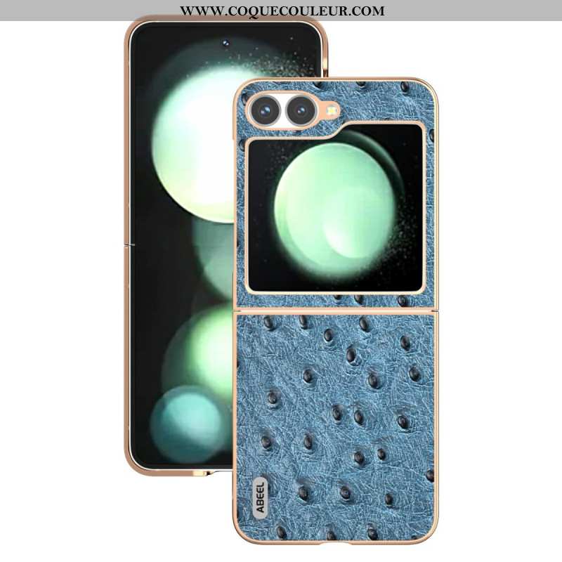 Coque Samsung Galaxy Z Flip 7 FE / Z Flip 6 Texture Autruche