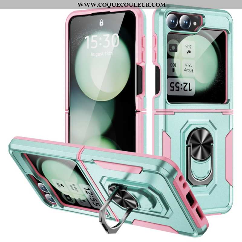 Coque Samsung Galaxy Z Flip 7 FE / Z Flip 6 Robuste avec Anneau-Support