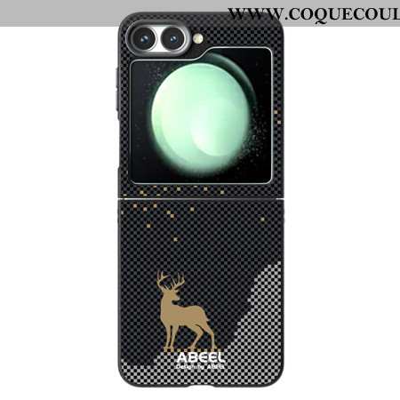 Coque Samsung Galaxy Z Flip 7 FE 5G / Z Flip 6 5G Compatible MagSafe Motif Cerf