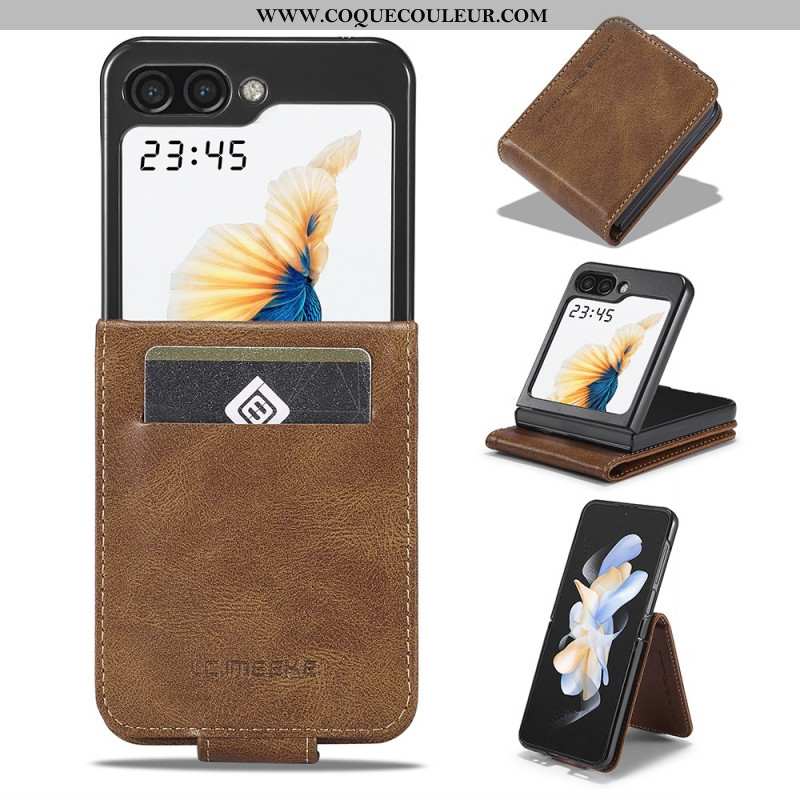 Étui Samsung Galaxy Z Flip 7 FE / Z Flip 6 Porte-Cartes Blocage RFID LC.IMEEKE