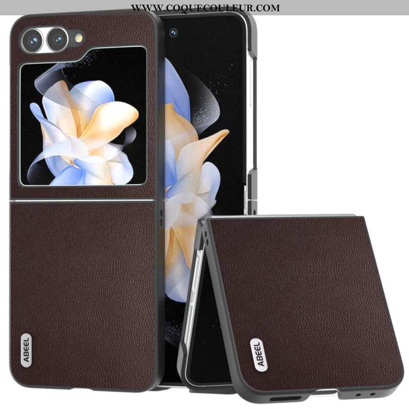 Coque Samsung Galaxy Z Flip 7 FE / Z Flip 6 Subtile Cuir