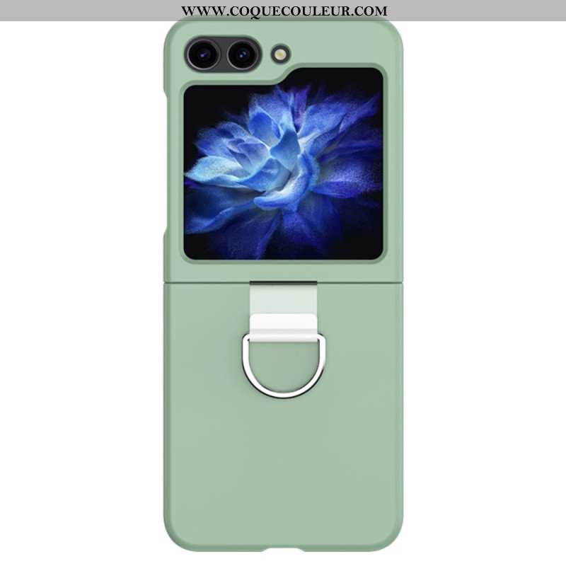 Coque Samsung Galaxy Z Flip 7 FE / Z Flip 6 Rigide Anneau Métallique