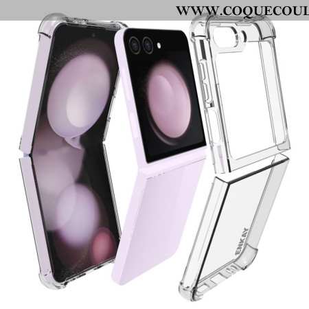 Coque Samsung Galaxy Z Flip 7 FE / Z Flip 6 Transparente Coins Renforcés ENKAY
