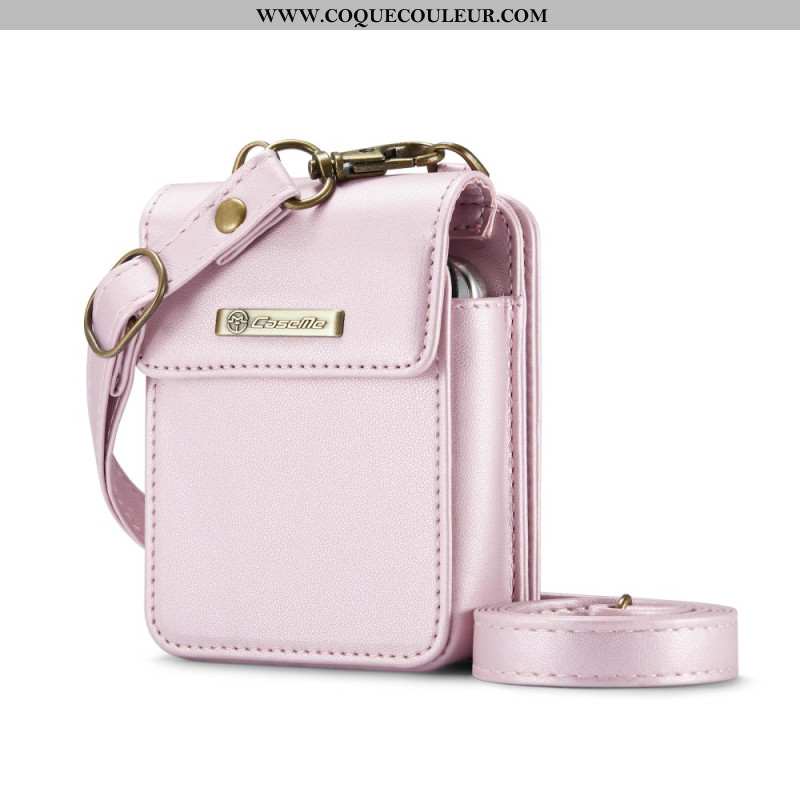 Étui Portefeuille RFID pour Samsung Galaxy Z Flip Bandoulière