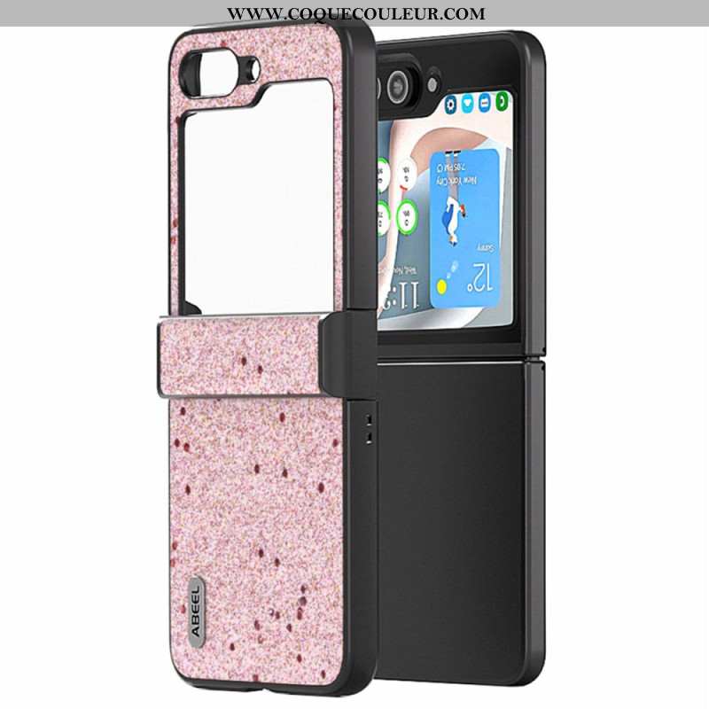Coque Samsung Galaxy Z Flip 7 FE / Z Flip 6 Surface Scintillante ABEEL