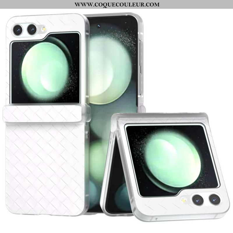 Coque Samsung Galaxy Z Flip 7 FE / Z Flip 6 Texture Tissée