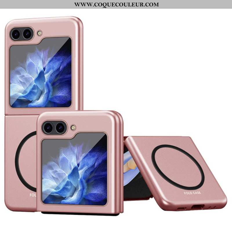 Coque Samsung Galaxy Z Flip 7 FE / Z Flip 6 Effet Métal Compatible MagSafe